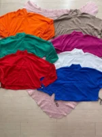 بلوز کمر گت یقه اسکی - تصویر 2