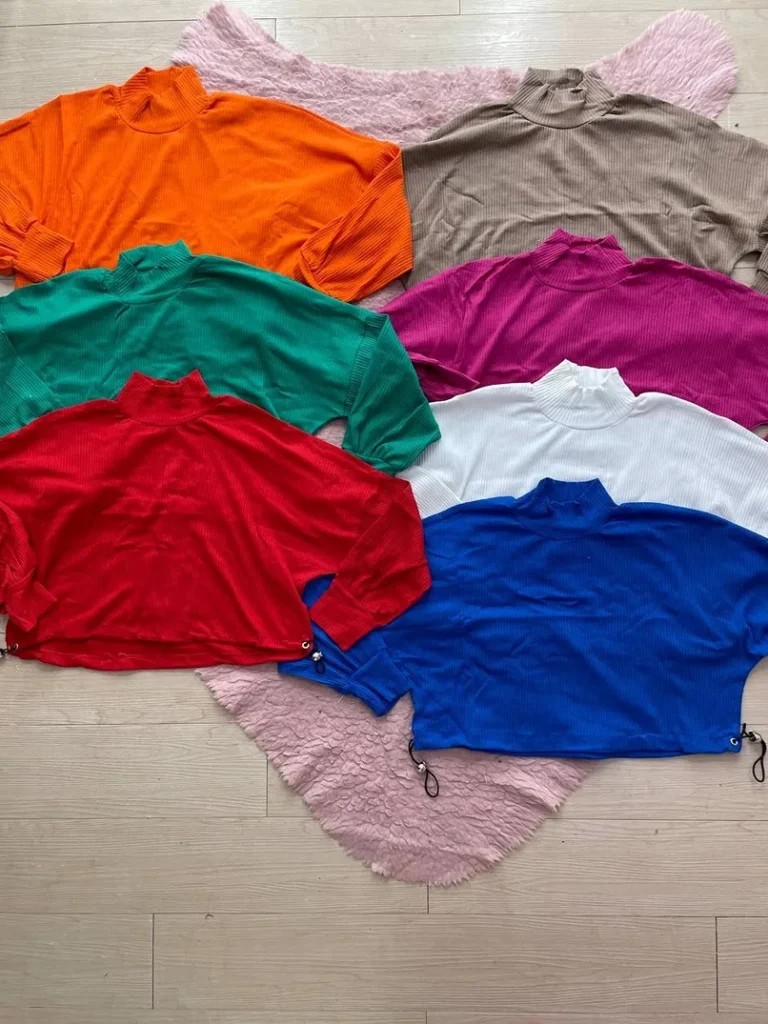 بلوز کمر گت یقه اسکی 1