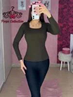 بلوز یقه خشتی - تصویر 4