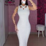 ماکسی یقه ضربدری