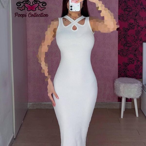 ماکسی یقه ضربدری