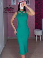 ماکسی یقه ضربدری - تصویر 3