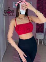 کراپ بندی گلدار - تصویر 7