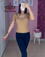 بلوز آستین گتدار