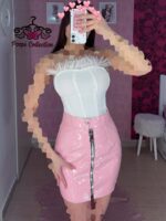 دامن زیپدار