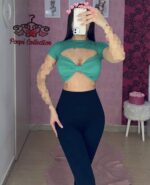 کراپ پاپیون آستین کوتاه - تصویر 7