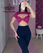 کراپ پاپیون آستین کوتاه - تصویر 3