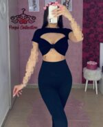 کراپ پاپیون آستین کوتاه - تصویر 6