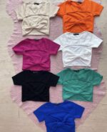 کراپ پاپیون آستین کوتاه - تصویر 9