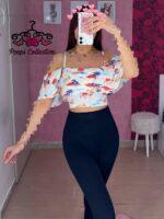 کراپ قایقی طرحدار - تصویر 4