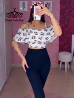 کراپ قایقی طرحدار - تصویر 7