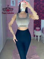 کراپ مخمل ساده - تصویر 2