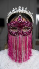 نقاب نیزه ای ریش ریش - تصویر 2