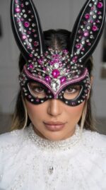نقاب خرگوشی نگینی